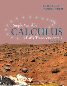 Hardcover Single Variable Calculus: Early Transcendentals: Early Transcendentals Book