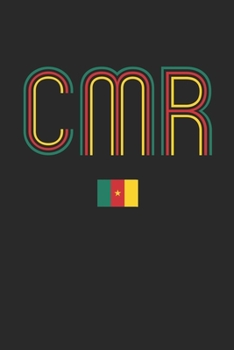 Vintage Cameroon Notebook - Cameroon Diary - Retro Cameroonian Flag Journal - Cameroon Gifts: Medium College-Ruled Journey Diary, 110 page, Lined, 6x9 (15.2 x 22.9 cm)