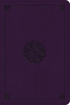 Imitation Leather ESV Large Print Bible (Trutone, Lavender, Emblem Design) [Large Print] Book