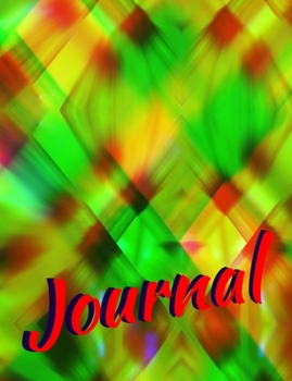 Paperback Journal: Personal Blank Notebook with Lines for Writing & Journaling, Grass-style Cover Design, 120 Pages, Size 7,44 x 9,69 Inc Book