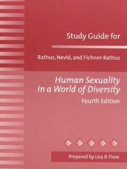 Paperback Study Guide for Human Sexuality in a World of Diversity Book