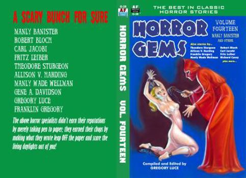 Paperback Horror Gems, Volume Fourteen, Manly Banister and Others Book