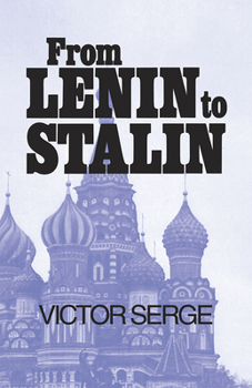 Paperback From Lenin to Stalin Book