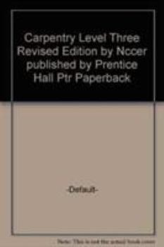 Paperback Carpentry Level Three Book