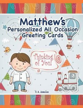 Paperback Matthew's Personalized All Occasion Greeting Cards Book