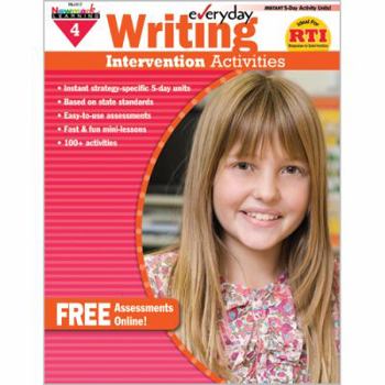 Everyday Intervention Activities for Writing Grade 4 Book