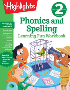 Paperback Second Grade Phonics and Spelling Book
