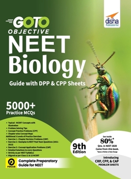 Paperback GO TO Objective NEET Biology Guide with DPP & CPP Sheets 9th Edition Book