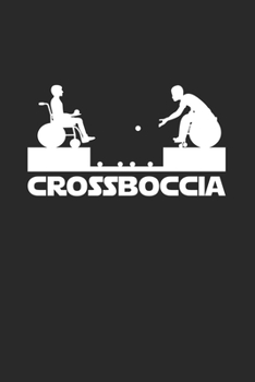 Paperback crossboccia: 6x9 BocciaCrossbocia - blank with numbers paper - notebook - notes Book