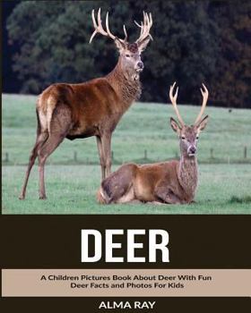 Paperback Deer: A Children Pictures Book About Deer With Fun Deer Facts and Photos For Kids Book