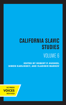 California Slavic Studies, Volume VI - Book  of the California Slavic Studies