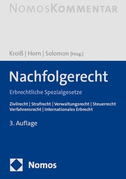 Hardcover Nachfolgerecht: Erbrechtliche Spezialgesetze [German] Book