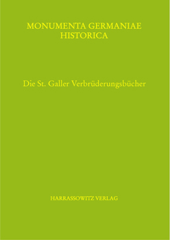 Hardcover Die St. Galler Verbruderungsbucher [German] Book