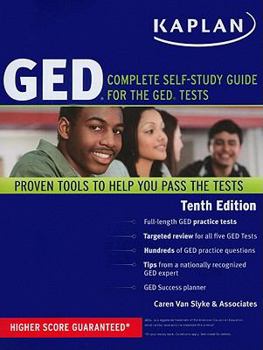 Paperback Kaplan GED Book