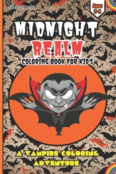 Paperback Midnight Realm: A Vampire Coloring Adventure: For Kid's Ages 3-8 Book