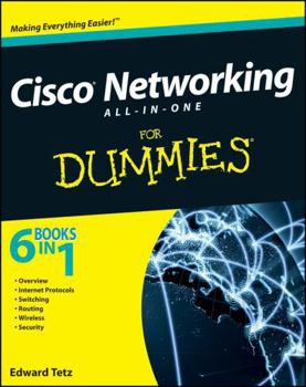 Paperback Cisco Networking All-In-One for Dummies Book