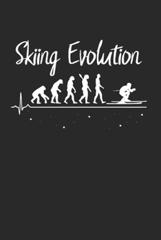 Paperback Skier Notebook: Diary Journal 6x9 inches with 120 Dot Grid Pages Book