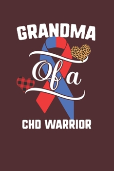 Grandma Of A Chd Warrior: Chd Awareness Leopard Buffalo Plaid Family Gift