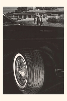 Paperback Vintage Journal Tire with Golfers in Background Book