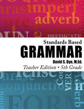 Paperback Standards Based Grammar: Grade 5: Teacher's Edition Book