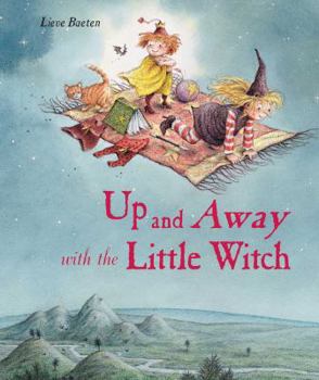 Hardcover Up and Away with the Little Witch Book