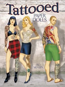 Paperback Tattooed Paper Dolls Book