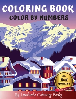 Coloring Books - Color By Numbers: Coloring with numeric worksheets. Color by numbers for adults and children with colored pencils. Advanced color by numbers
