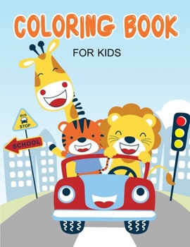 Paperback Coloring Book for Kids: Activity and Coloring Book with Fun, Easy, and Relaxing Book