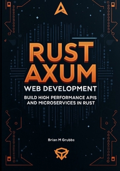 Paperback Rust Axum Web Development: Build High-Performance APIs and Microservices in Rust Book