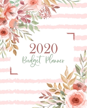 Budget Planner: Weekly and Monthly Financial Organizer Savings - Bills - Debt Trackers Pink Watercolor Floral