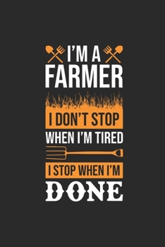 Paperback I'm A Farmer: Blank Lined Notebook (6" x 9" - 120 pages) Farmers Notebook for Daily Journal, Diary, and Gift Book