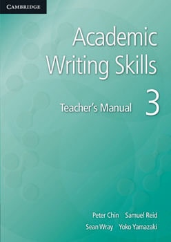 Paperback Academic Writing Skills 3 Teacher's Manual Book