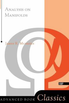 Paperback Analysis on Manifolds Book
