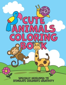 Paperback Cute Animals Coloring Book
