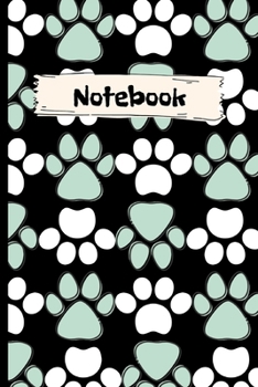 Paperback Notebook: Paws for thought with this cute Notebook/Journal for the animal lover in you life...or for yourself! Purrfect gift. Book