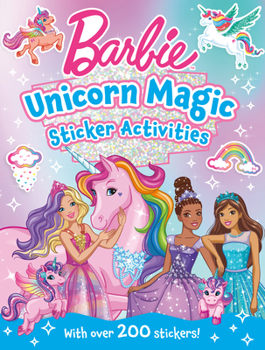 Paperback Barbie Unicorn Magic Sticker Activity Book