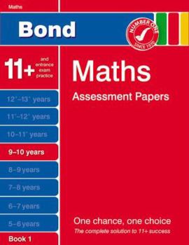 Paperback Bond Maths Assessment Papers 9-10 Years Book 1 Book