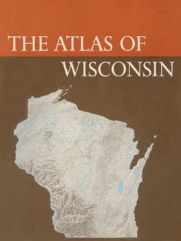 Paperback The Atlas of Wisconsin: General Maps and Gazetteer Book