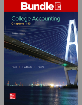 Paperback Gen Combo College Accounting Chapters 1-13 with Connect Access Card [With Access Code] Book