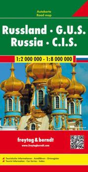 Map Russia and Eastern Europe, Road Map [German] Book
