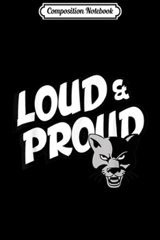 Composition Notebook: Loud & Proud Panther School Pride Mascot  Journal/Notebook Blank Lined Ruled 6x9 100 Pages