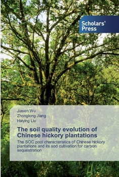 Paperback The soil quality evolution of Chinese hickory plantations Book