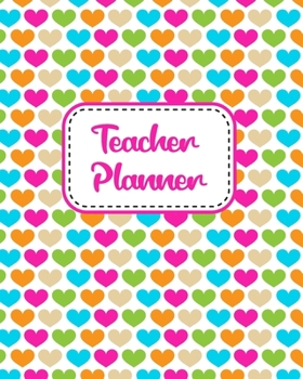 Paperback Teacher Planner: Christmas New Year gift Unicorn bear deer santa Inspirational and Motivational Gift Idea for Teacher! The Ultimate Tea Book