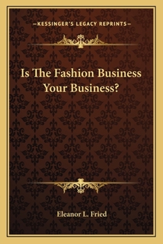 Paperback Is The Fashion Business Your Business? Book