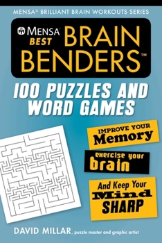 Paperback Mensa(r) Best Brain Benders: 100 Puzzles and Word Games Book