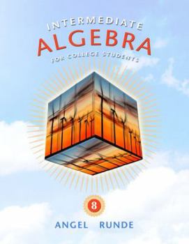 Hardcover Intermediate Algebra for College Students Book