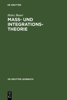 Hardcover Maß- Und Integrationstheorie [German] Book