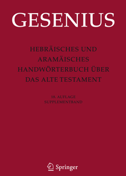 Hardcover Hebr?isches und Aram?isches Handw?rterbuch ?ber das Alte Testament Book