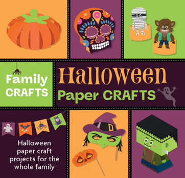 Paperback Halloween Paper Crafts Book