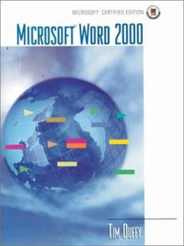 Paperback Microsoft Word 2000 Book